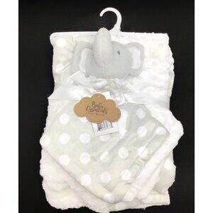 Baby Essentials Elephant Lovey & Blanket Set Plush Bumpy Dot Tactile Security